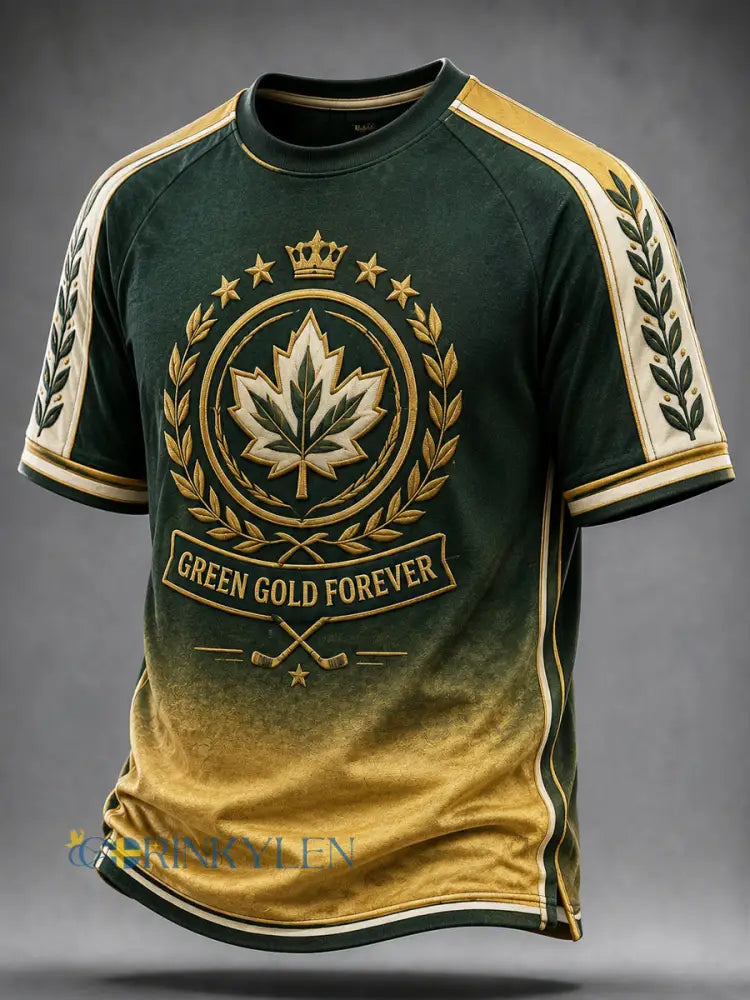 Björklöven Grönt Guld För Alltid T-shirt - som bild / S