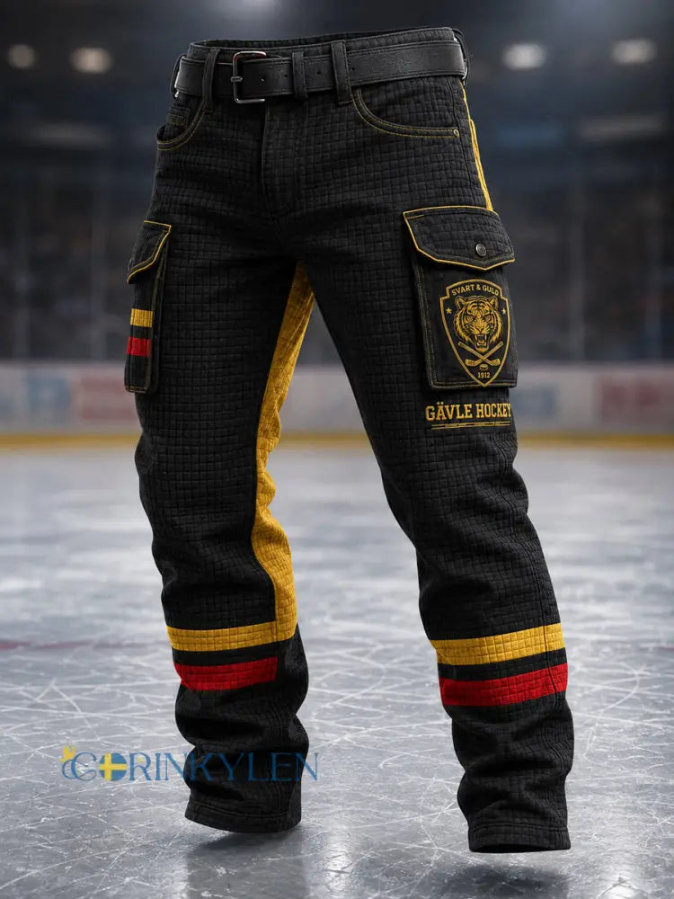 Gävle Hockey Tiger Kroppsbyggda Arbetshängslen - som bild / S