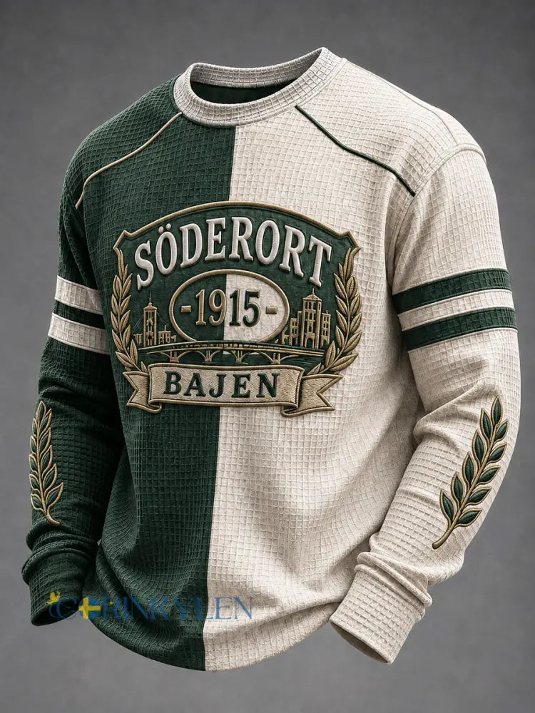 Grönvitt Fotbollsklubb Våffle-t-shirt - som bild / S