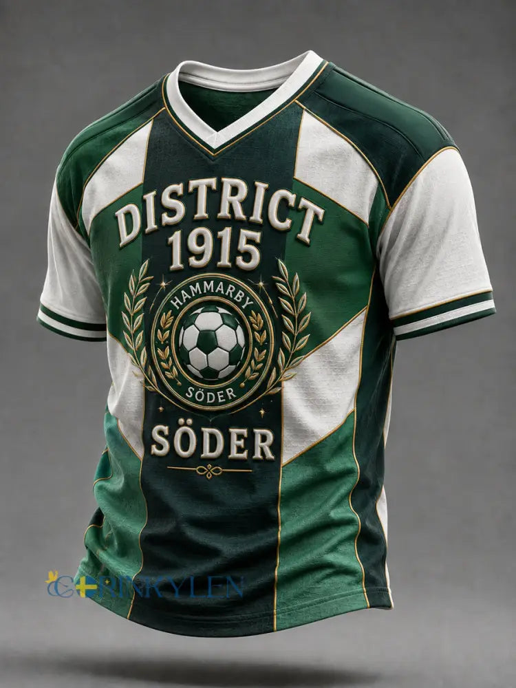 Hammarby Green & White 1915 Fotboll T-shirt - som bild / S
