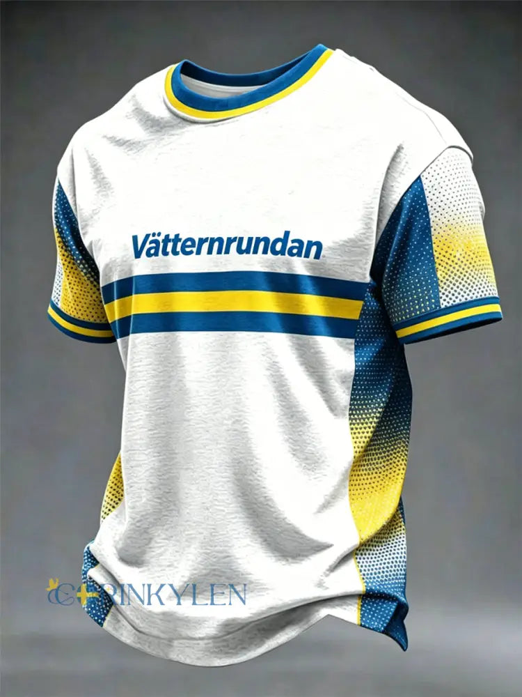 Herrcykelveckans T-shirt med tryck för män - som bild / S