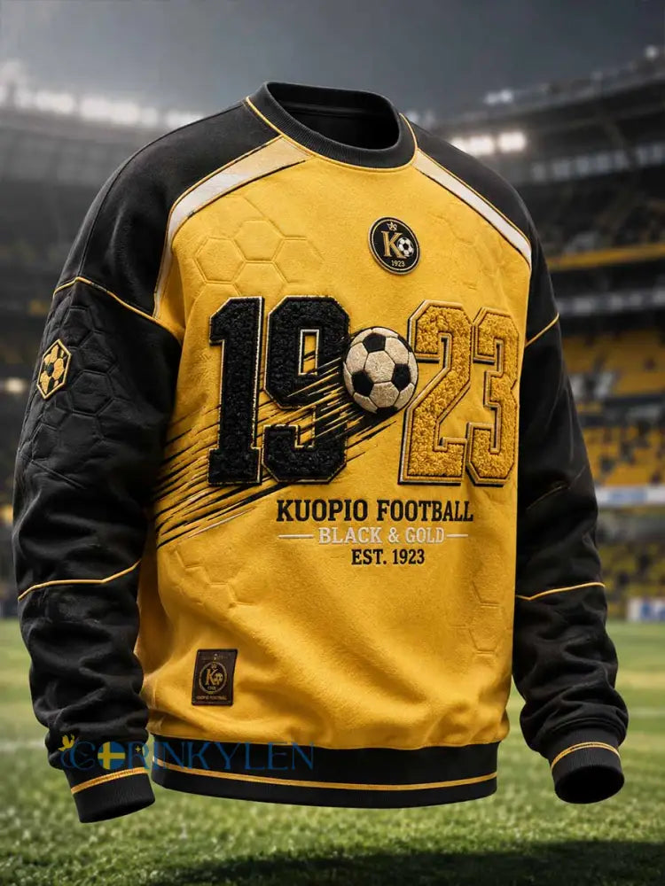 Herrlagets fotbollströja från KuPS med minnesmönster - som bild / S