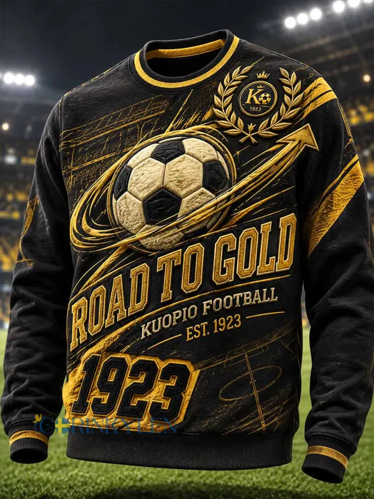 Herrlagets fotbollströja från KuPS med minnesmönster - som bild / S