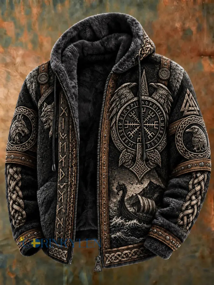 Herrlig vikingaskjorta i flanell - som bild / S