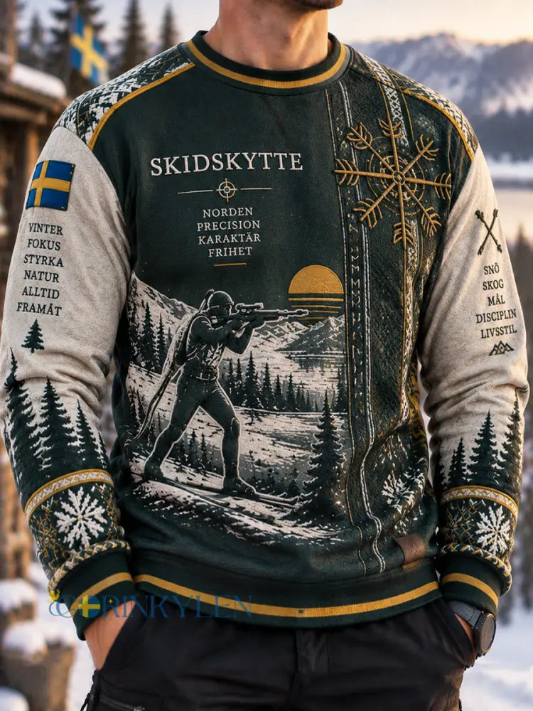 Herrligan pullover från Svenska Vinterbanan - som bild / S