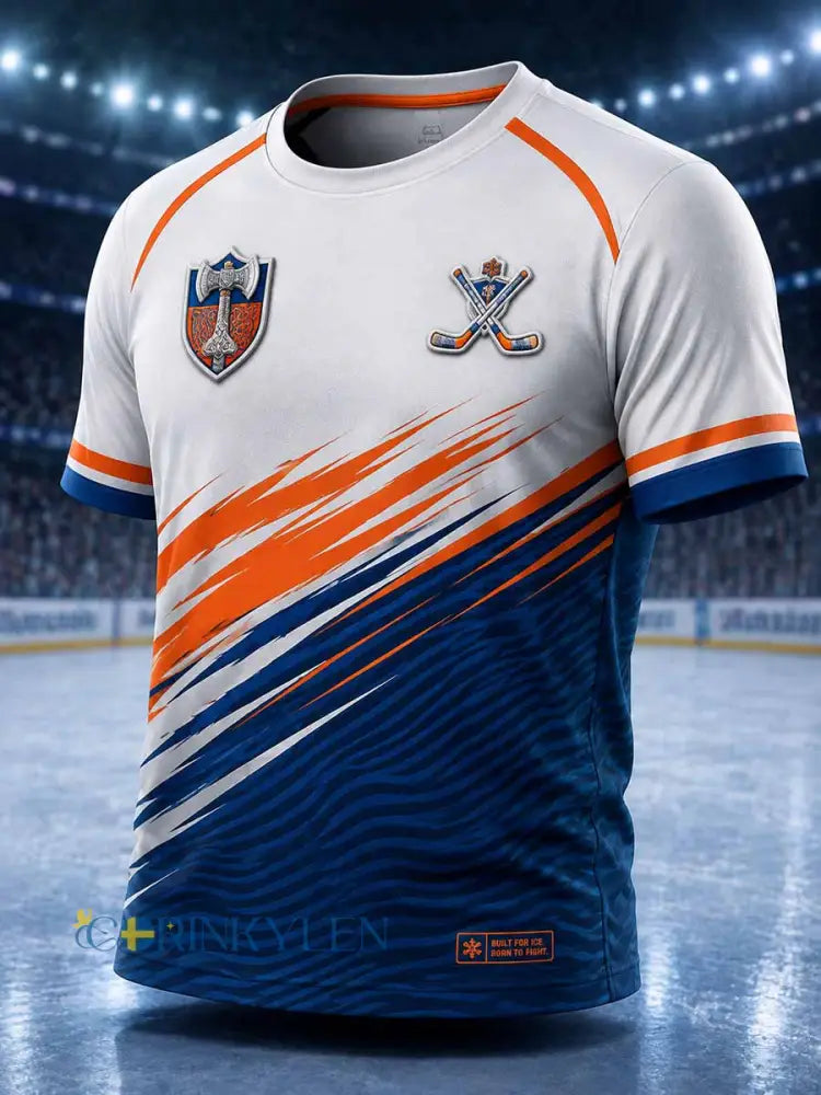 Herrtröja i finsk ishockey med Tappara-mönster - som bild / S