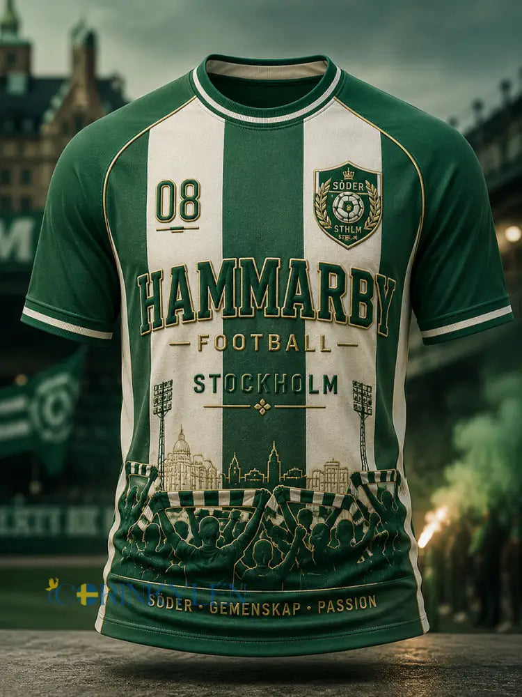 Herrtröja i svensk fotboll – favorit för Hammarby-supportrar kortärmad t-shirt - A / S