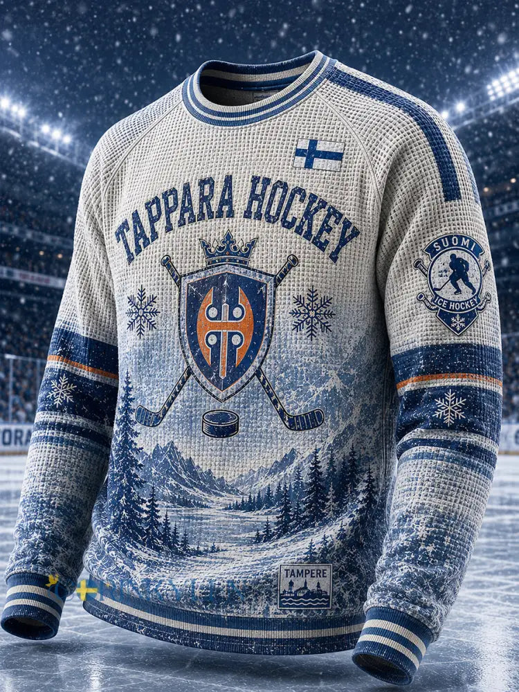 Herrtröja i våffelväv med lång ärm från Finland Ice Hockey Tappara - A / S
