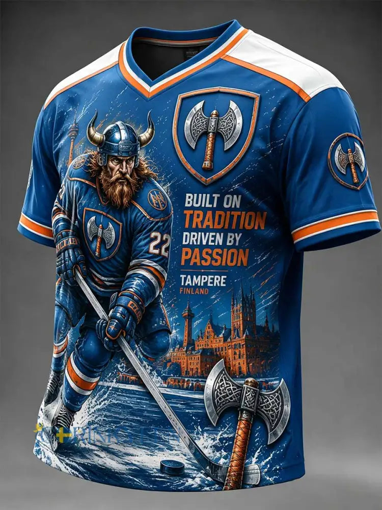 Herrtröja med minnestema från ishockeylaget Tappara - som bild / S