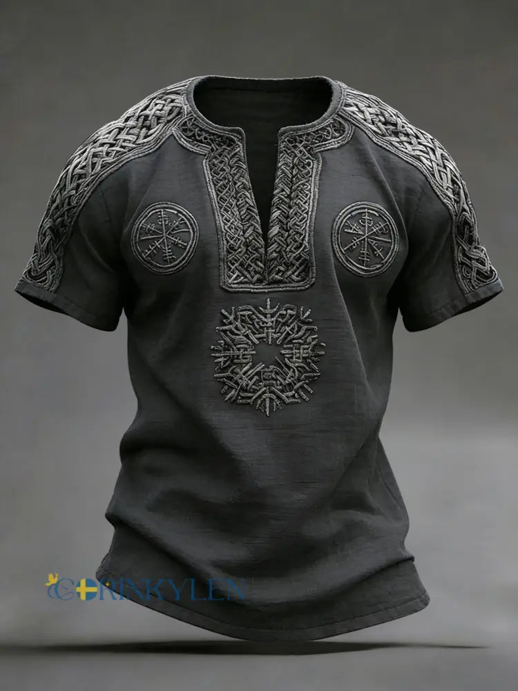 Herrvikingtröja - mörk grå / S