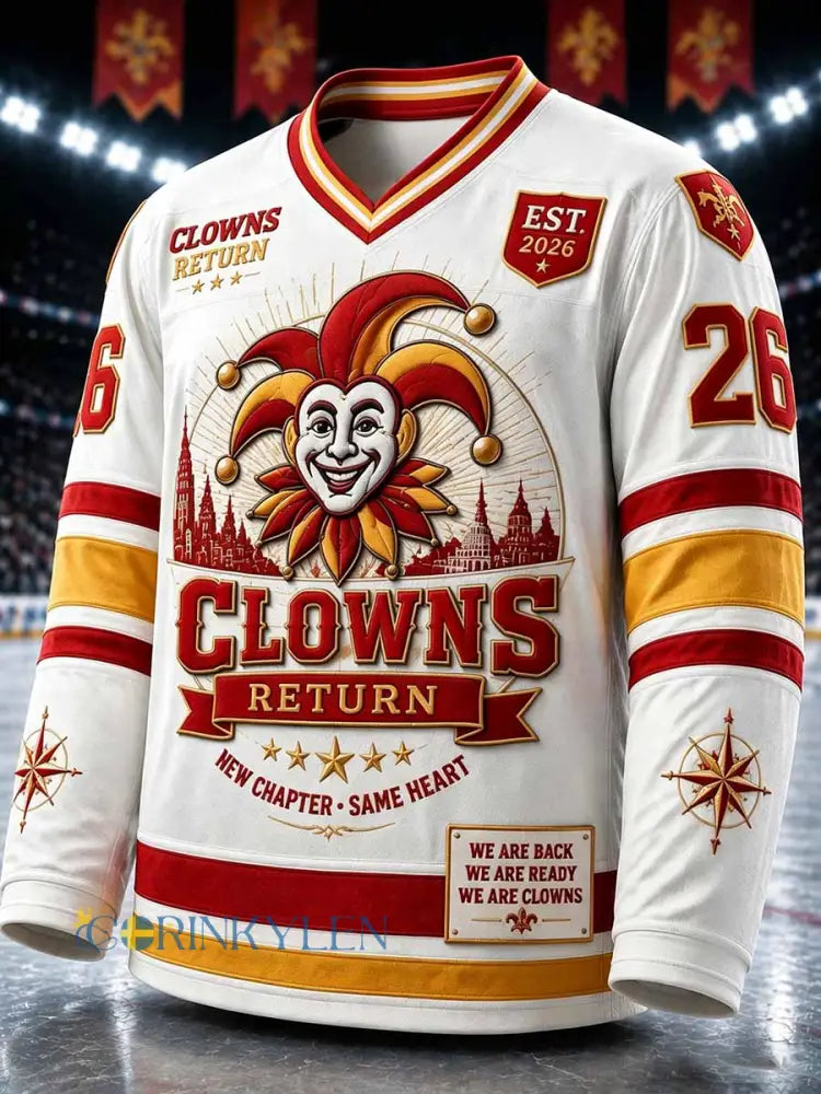 Mäns Jokerit Ishockey spel minnesmärke tryckt tröjar - som bild / S