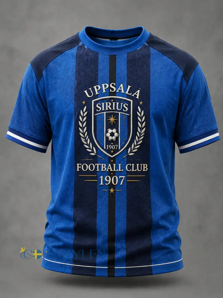 Mäns Sirius 1907 Classic fotboll T-shirt - som bild / S