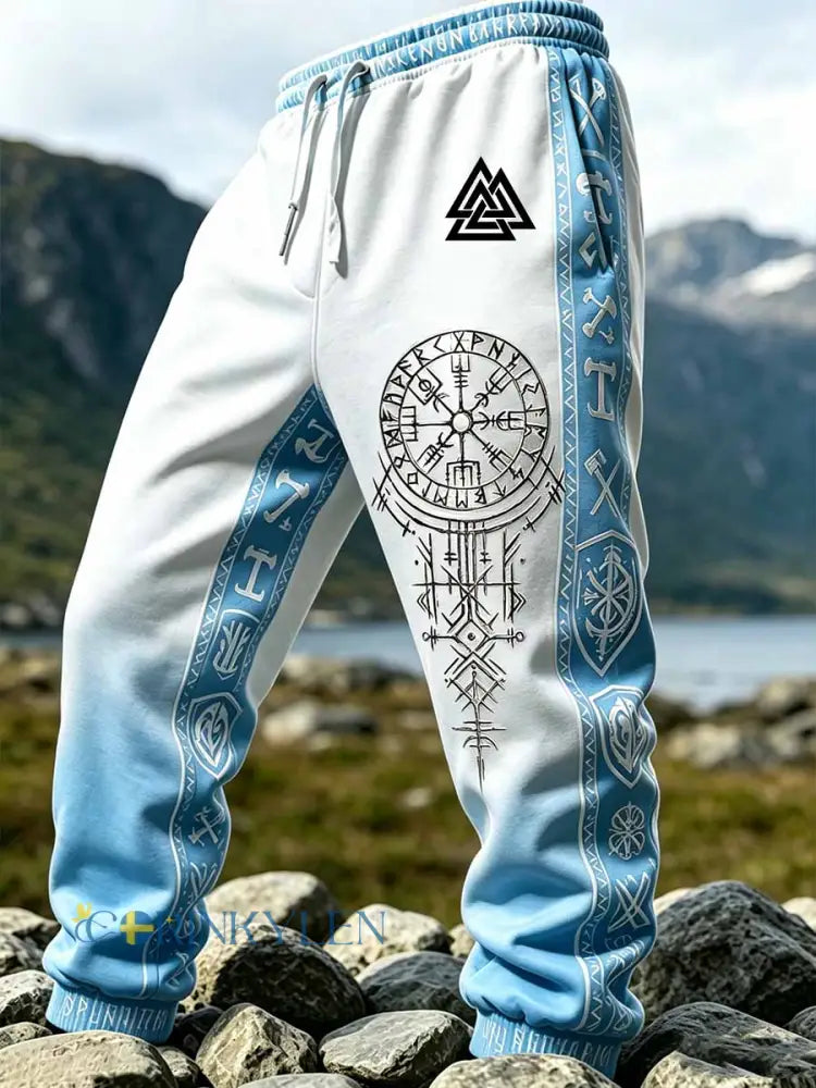 Mansbyxor med äldre vikingamönster i konststil - som bild / S