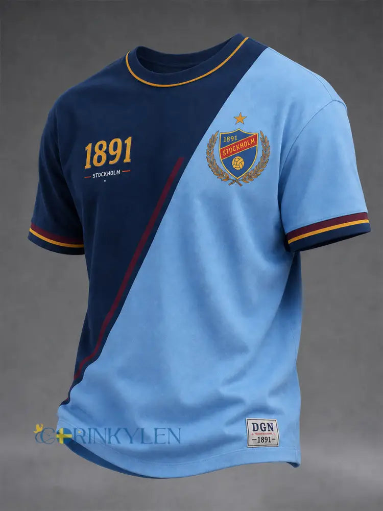 Royal Blue Stockholm Match T-shirt - som bild / S