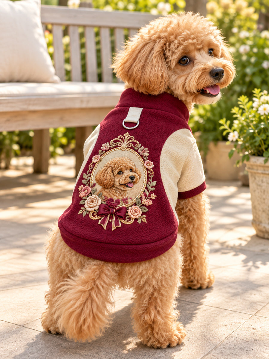 Söta djur och blomsterhund T-shirts