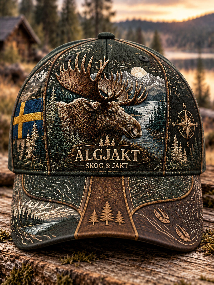 Unisex Swedish Moose Jaktsäsong I Hat