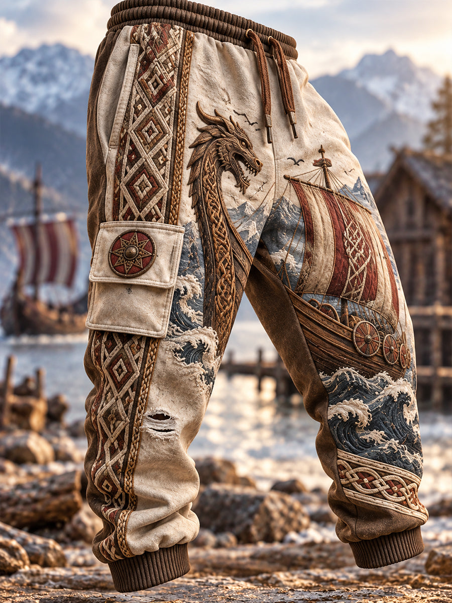 Viking-fritidsbyxor för män