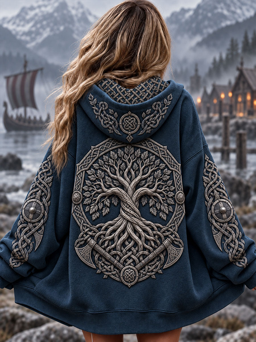 Vikingahalsband för kvinnor med livets träd