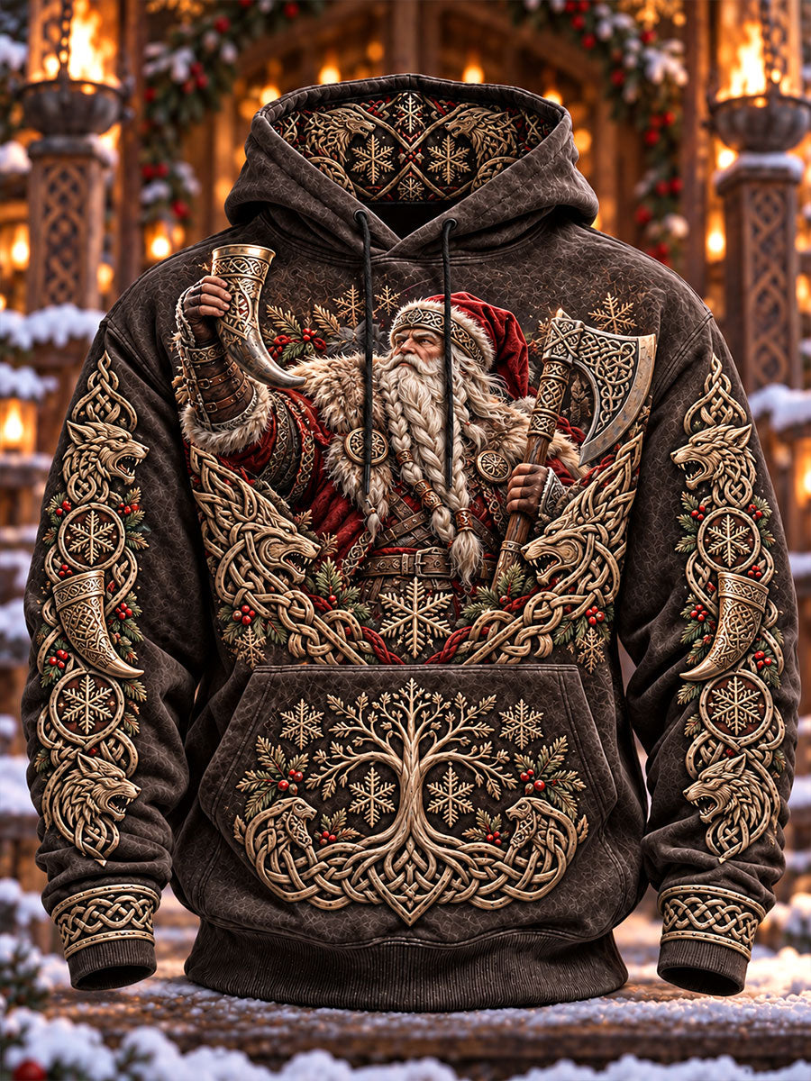 Herrliga vikingajulsugnhuvtröjor