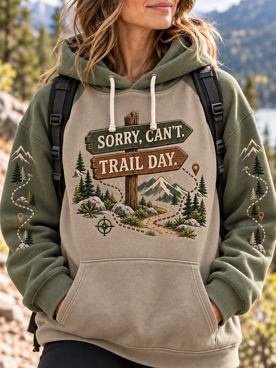 Dammens Vildmarkspågstryck Vandringsälskare Ledsagande Hoodie