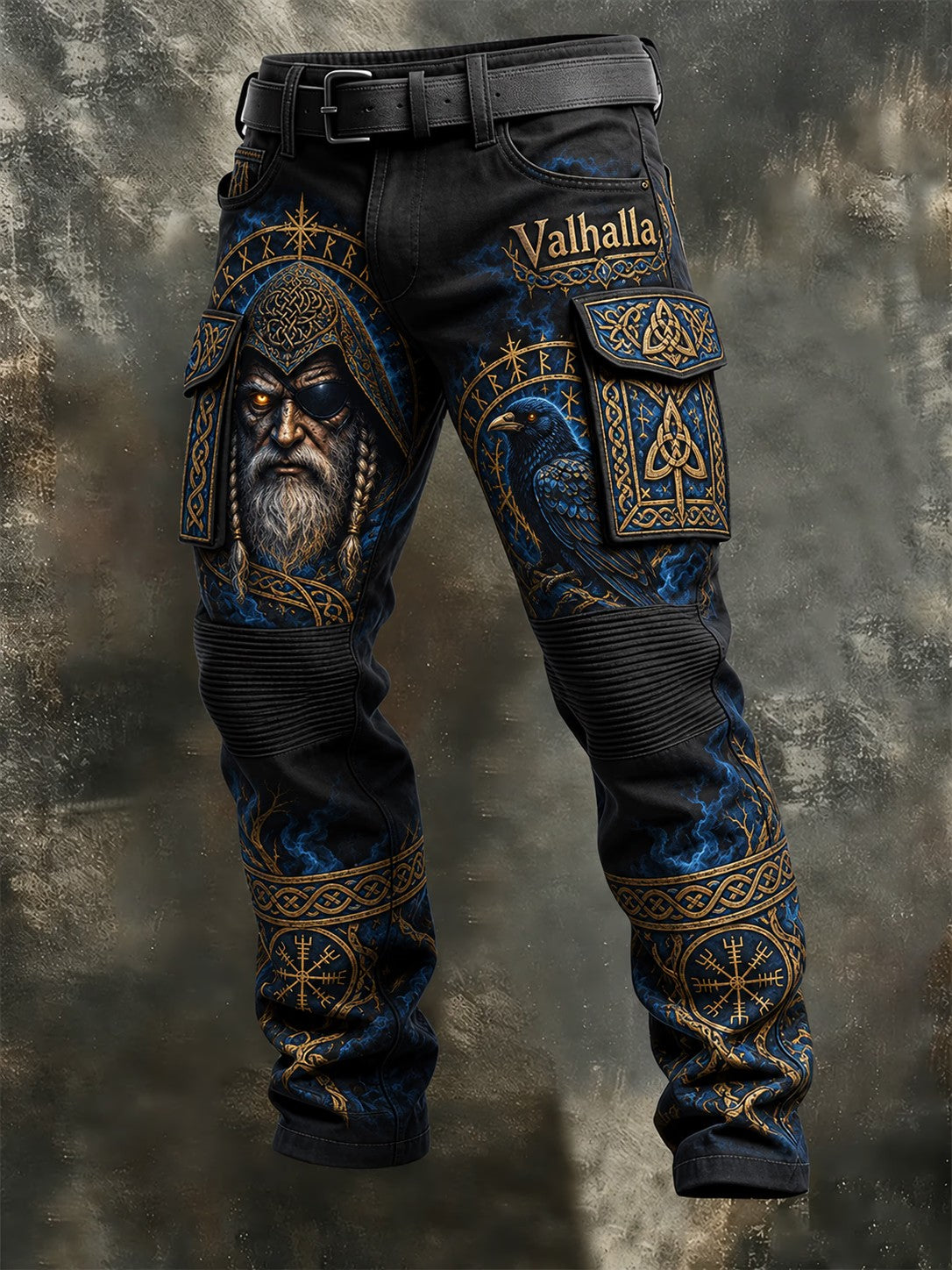 Herrbyxor i vikingastil, Valhalla, med mjuk och varm foder och dragkedja