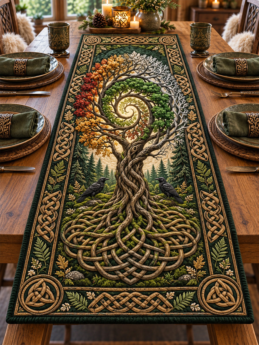 Vikingkonst quiltad filt