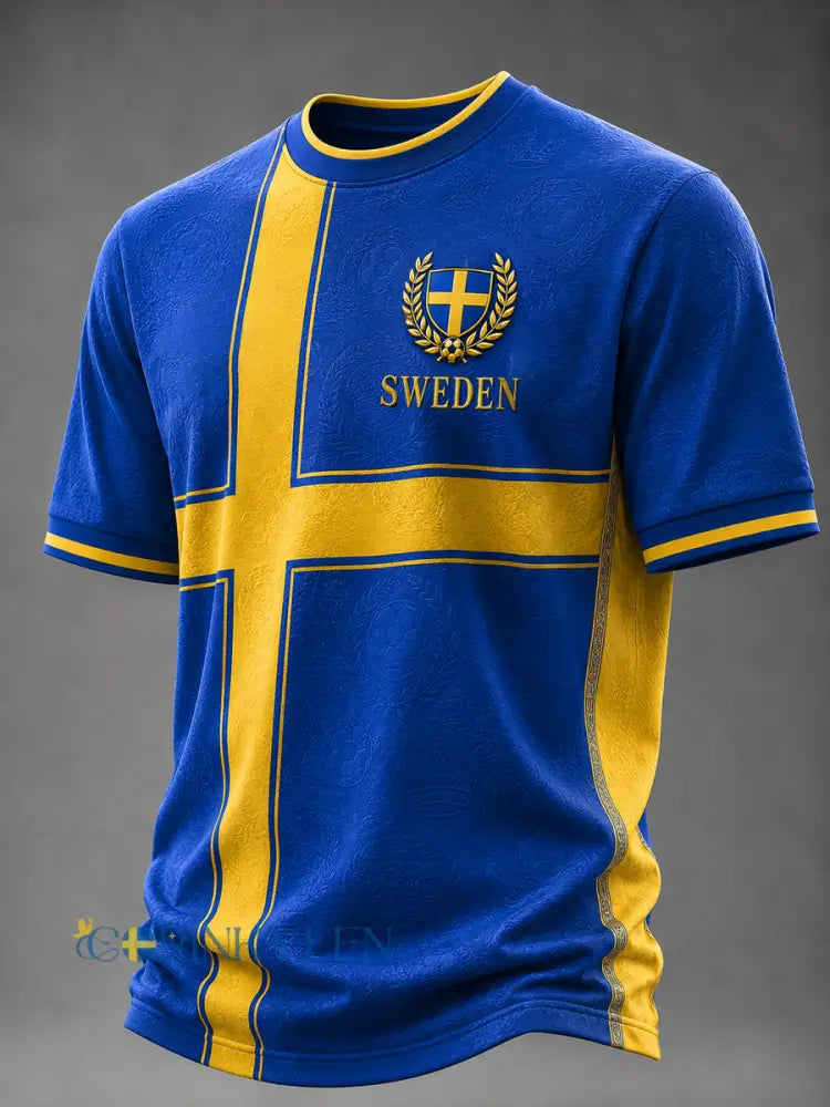 Svensk fotbollstävlat herrtröja - som bild / S