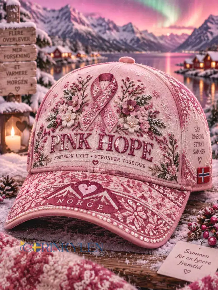 Topp med tryck för höja medvetenheten om bröstcancer hos kvinnor - som bild / ONE