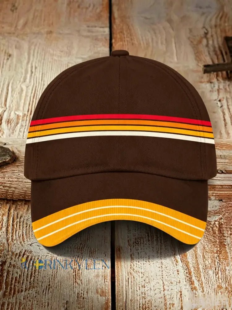 Unisex-hatt med retrotryck - som bild / ONE