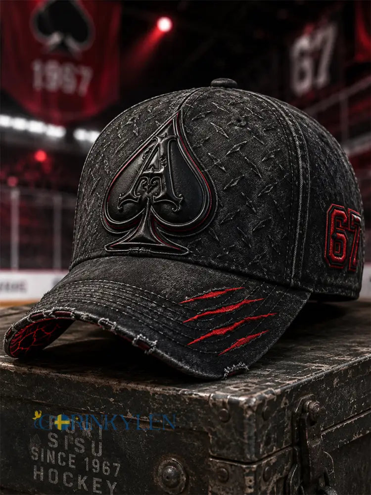 Unisex Retro Porin Ässät Finska Hockey Lover Style Hatt - svart / ONE