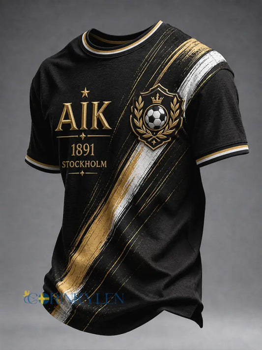 AIK 1891 Old School Fotboll Jersey. - som bild / S