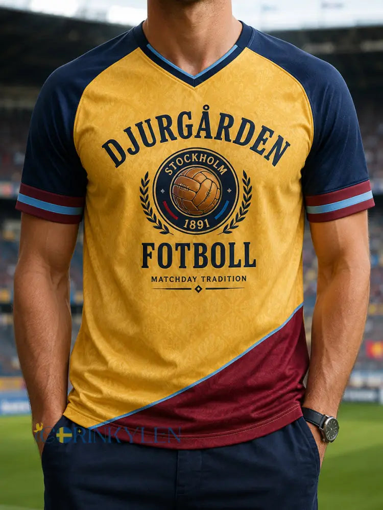 1891 Stockholm Fotboll T-shirt - som bild / S