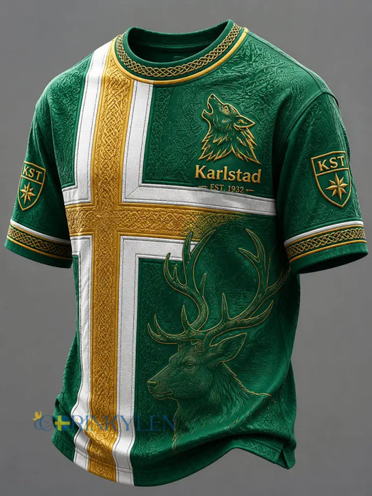 1932 Grönt och vitt hockeyklubb T-shirts - som bild / S
