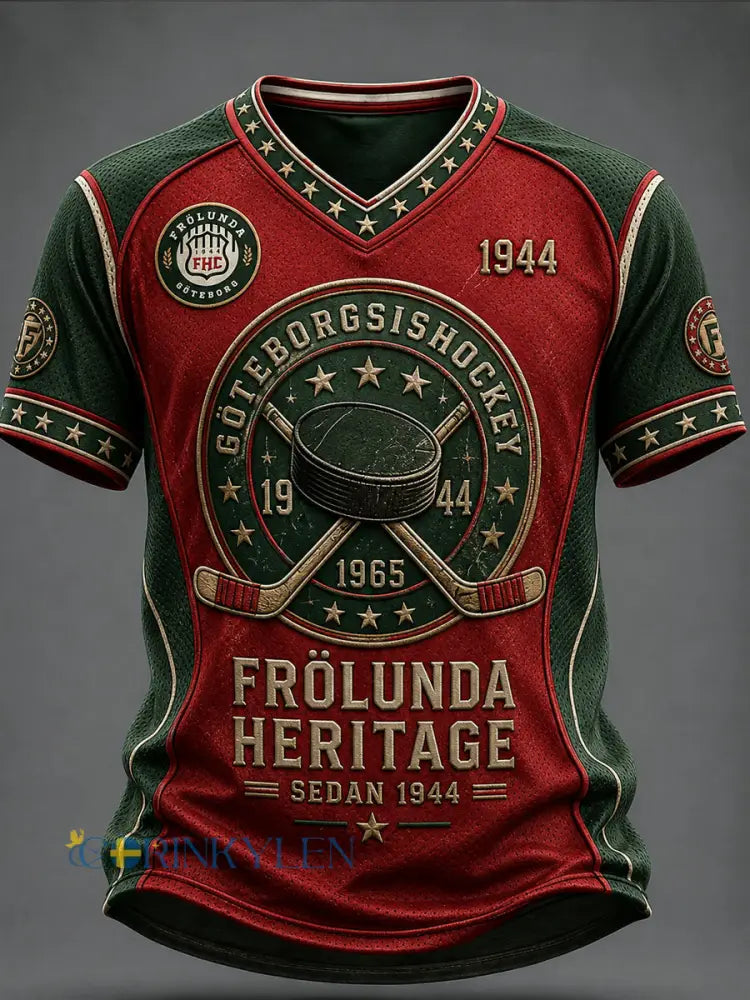 1944 Gothenburg Hockey Heritage T-Shirts - As picture / S