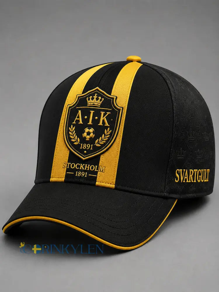 AIK Stockholm 1891 Fotbollsfotboll Hatt - som bild / 58CM: