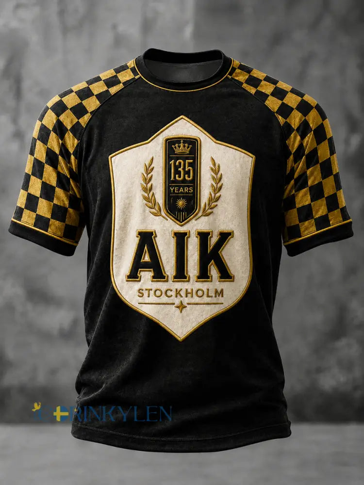 AIK Svartgult 1891 Fotboll Jersey Fotboll - som bild / S