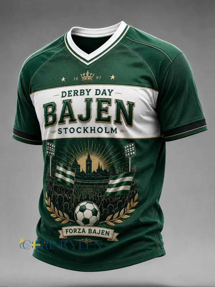 BAJEN Fotboll Derby Dag 1897 T-shirt - som bild / S