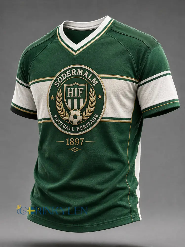 BAJEN Grön och vit 1897 Fotboll T-shirt - som bild / S