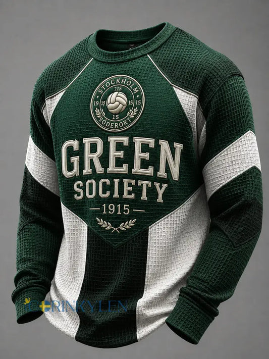 Bajen Matchday Grön fotboll Våffle T-shirt - som bild / S
