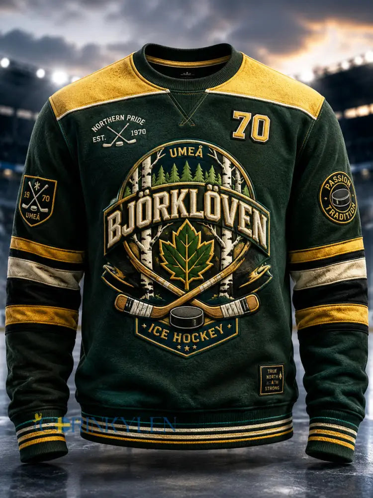 Björklöven 1987 Mästerskaps-historisk hockeytröja - som bild / S