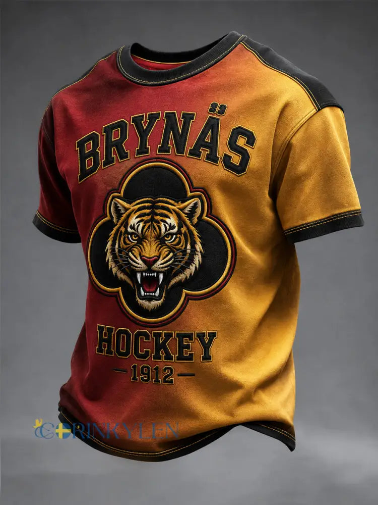 Brynäs Röd-Guld Gradient Tiger Hockeytröja - som bild / S