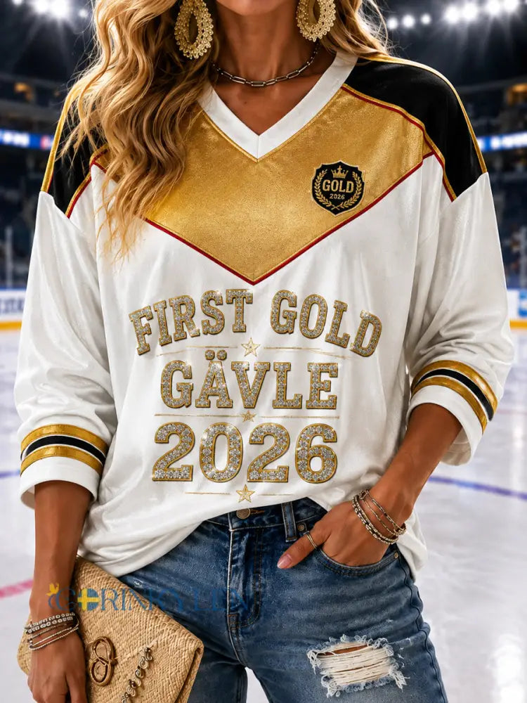 Dammodelet Brynäs Classic Hockey med V-ringning - som bild / S