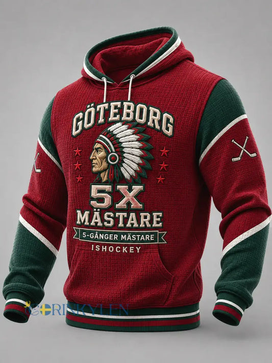 De fem kronans hockeyklubben Hoodie. - som bild / S