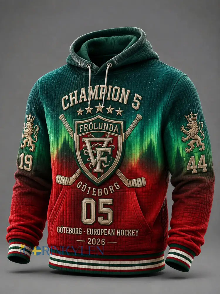 Fem kronor i Göteborg Hoodie. - som bild / S