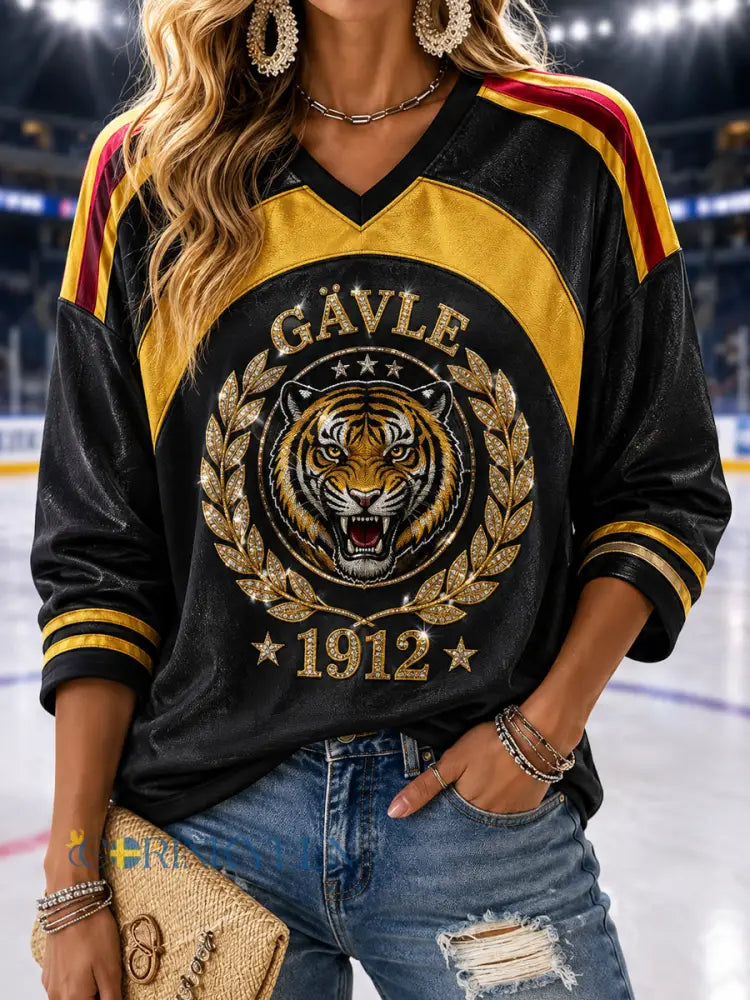 Gävle Golden Tiger Hockey T-shirt - som bild / S