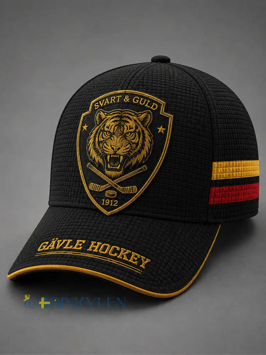 Gävle Hockey Tigermönstrad Basebollkeps - som bild / 58CM: