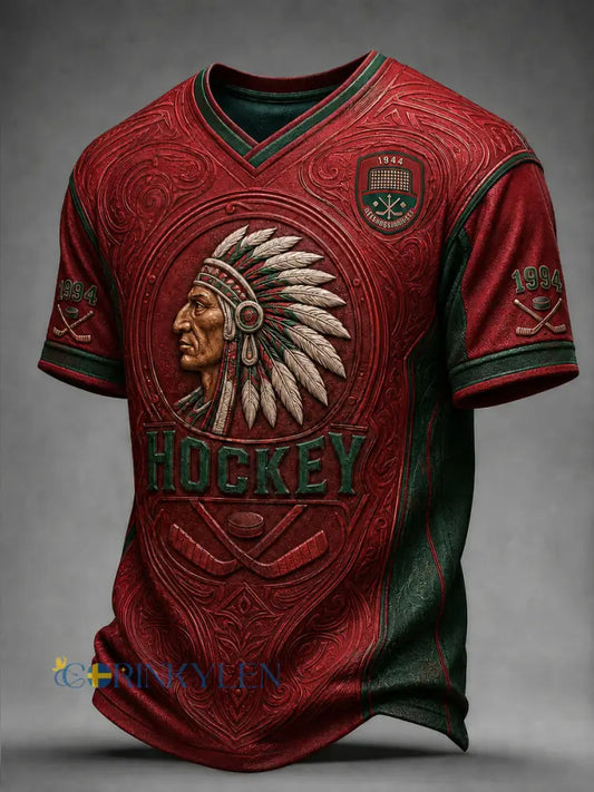 Göteborg Hockey Legend V-Hack T-shirt - som bild / S