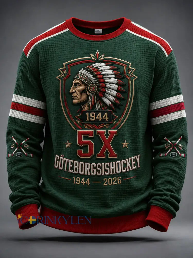 Göteborg Ice Warriors Våffelvävd T-shirt - som bild / S