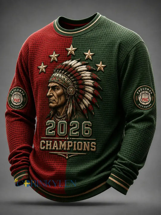 Göteborgs hockeymästare 2026 våffelvävt t-shirt - som bild / S