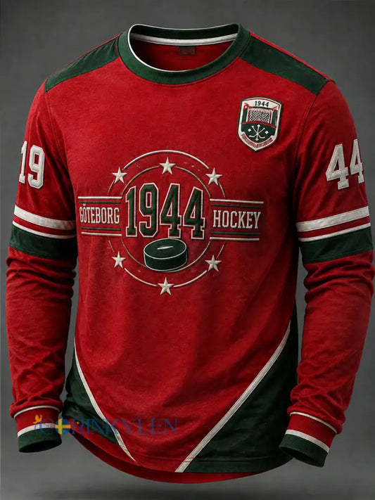 Gothenburg Hockey Heritage Since 1944 Sweatshirts - As picture / S